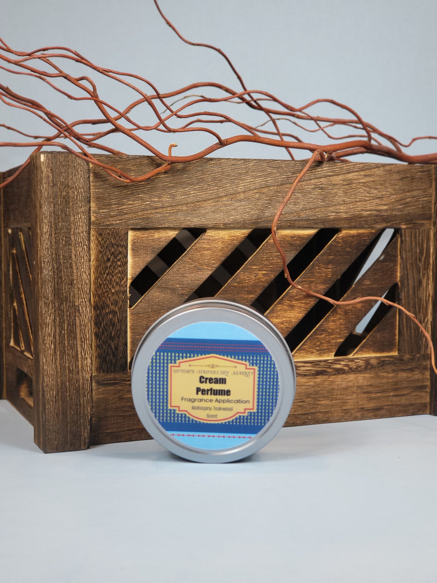 Cream Perfume Designer Fragrance Application Unisex Mahogany Teakwood Essential Oil Blend 4 oz