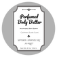 Perfumed Body Butter Aromatic Body Salve Cashmere Suede Essential Oil Blend 8 oz