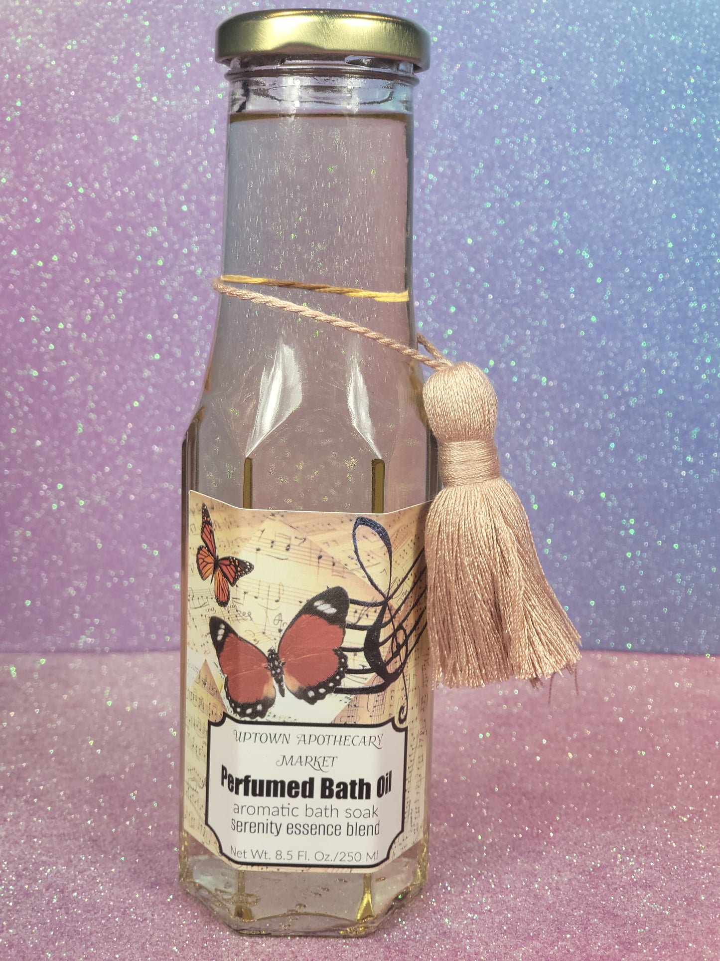 Perfumed Bath Oil Aromatic Bath Soak Serenity Essential Oil Blend 8.5 fl. oz.