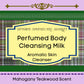 Perfumed Body Cleansing Milk Aromatic Skin Cleanser Unisex Mahogany Teakwood Essential Oil Blend 16 oz