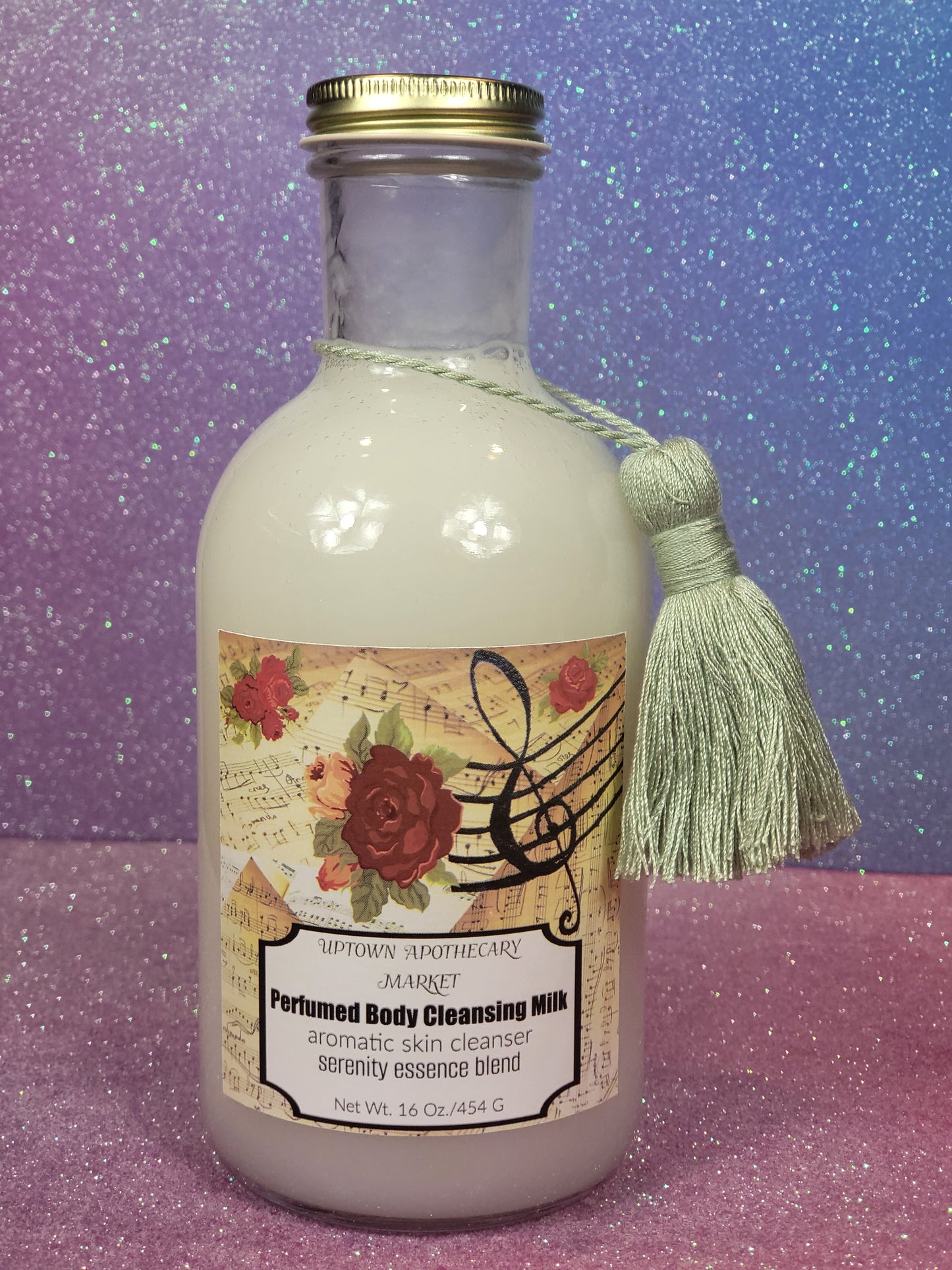 Perfumed Body Cleansing Milk Aromatic Skin Cleanser Serenity Essential Oil Blend 16 oz