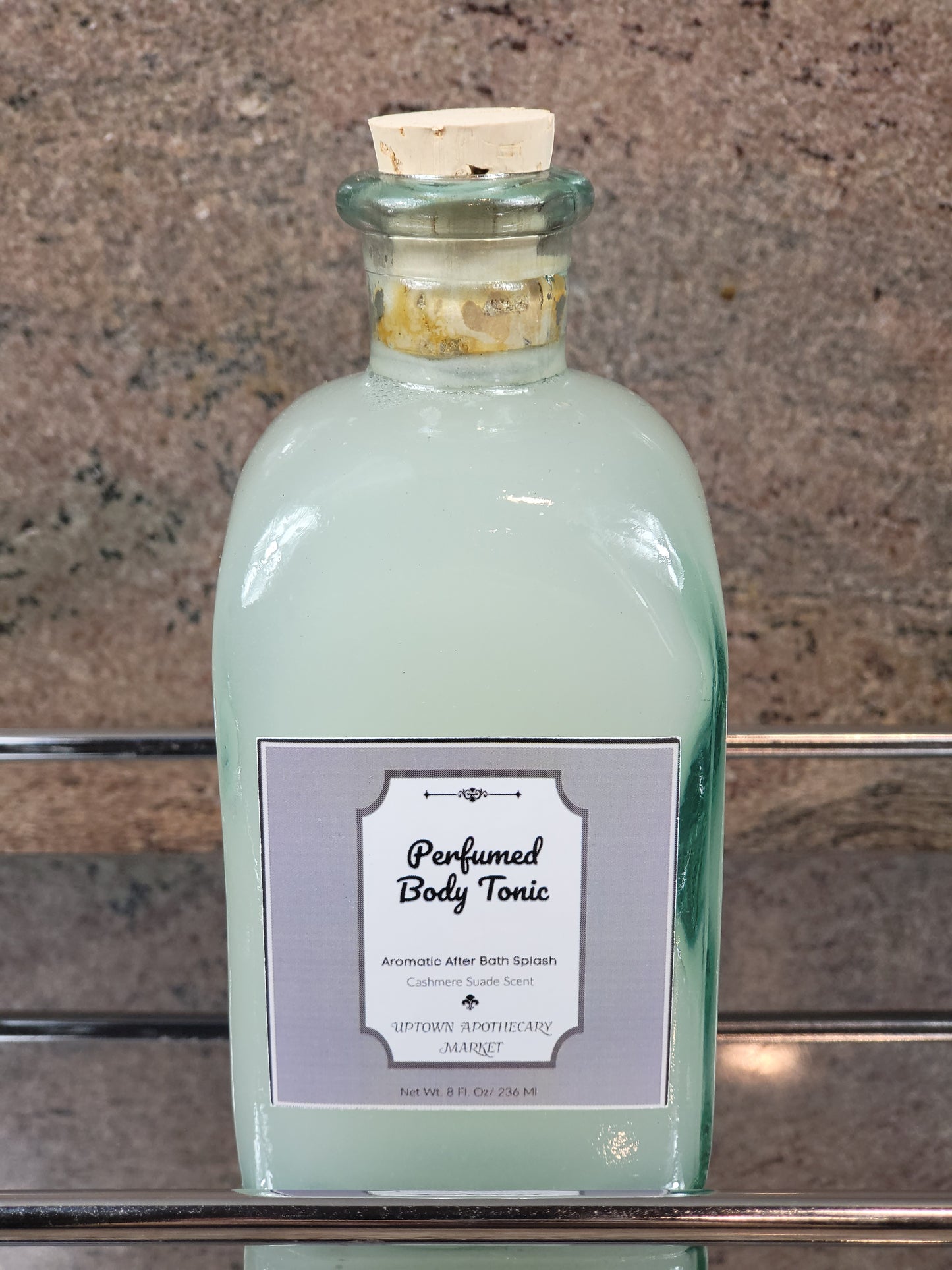 Perfumed Body Tonic Aromatic After Bath Splash Cashmere Suede Essential Oil Blend 8 fl. oz.