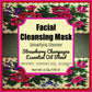 Facial Cleansing Mask Detoxifying Cleanser Strawberry Champagne Essential Oil Blend 6 oz.