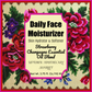 Daily Face Moisturizer Skin Hydrator & Softener Strawberry Champagne Essential Oil Blend 3.75 fl. oz.