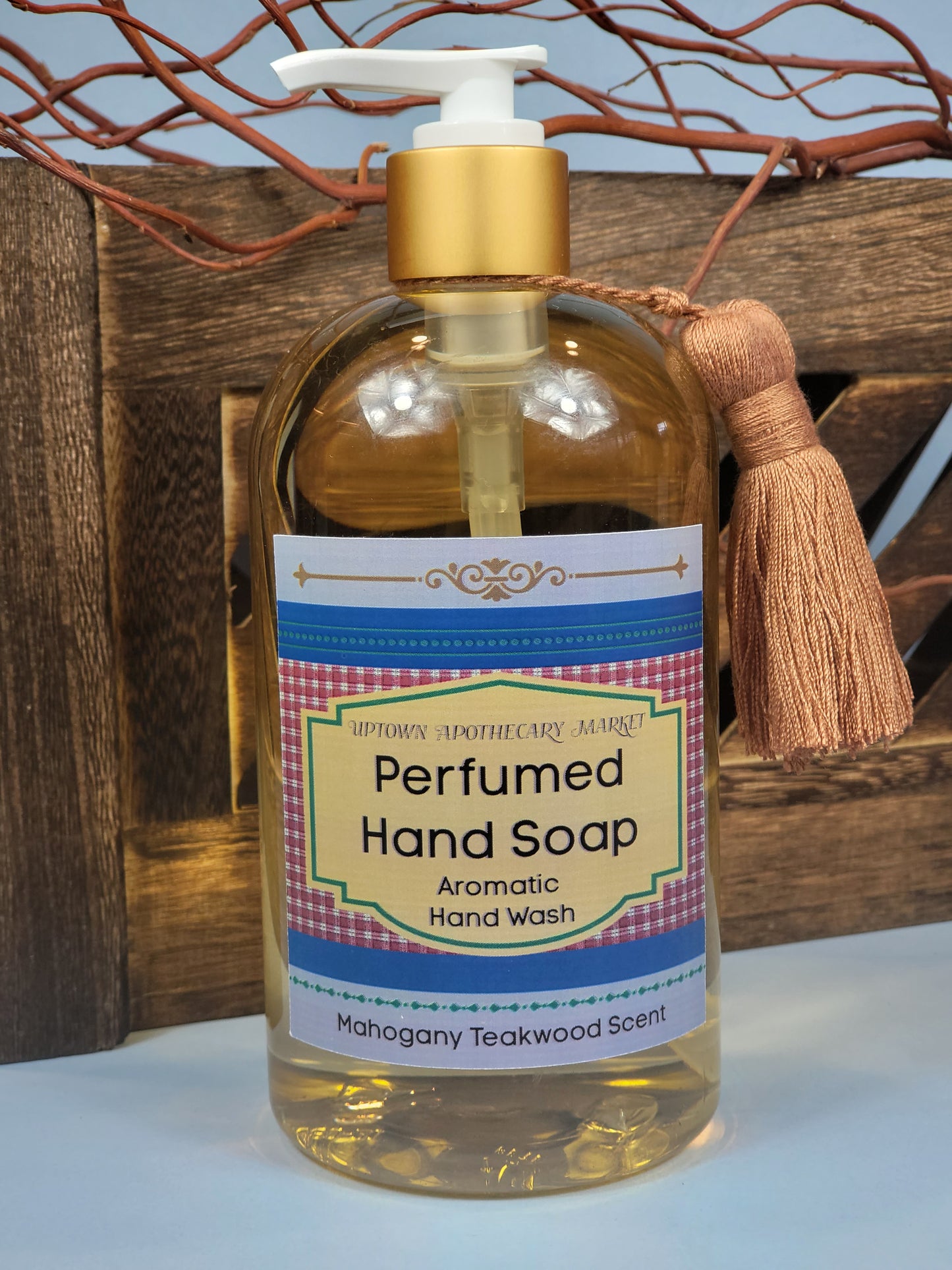 Perfumed Hand Soap Aromatic Liquid Hand Wash Unisex Mahogany Teakwood –  uptown apothecary market